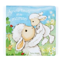 Agneau Timide Et Sa Maman Livre and Bashful Lamb Medium*Jellycat Outlet