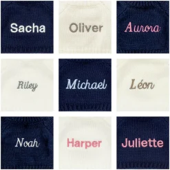 Bashful Luxe Bunny Nimbus with Personalised Navy Jumper*Jellycat Hot
