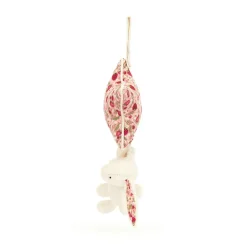 Blossom Cream Bunny 'Berry' Musical Pull*Jellycat Hot