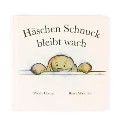 Haschen Schnuck Bleibt Wach Buch & Bashful Cottontail Bunny Medium*Jellycat Outlet