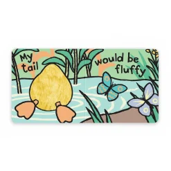 If I were a Duckling Board Book and Bashful Duckling Medium*Jellycat New