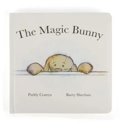 The Magic Bunny Book and Bashful Cottontail Bunny Medium*Jellycat New
